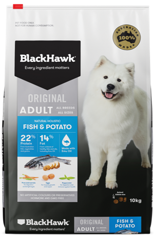 BLACKHAWK ORIGINAL DOG ADULT FISH & POTATO 20KG