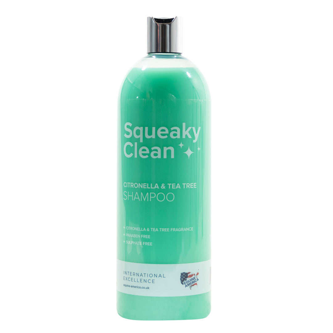 EQUINE AMERICA SQUEAKY CLEAN CITRONELLA AND TEA TREE SHAMPOO 1L
