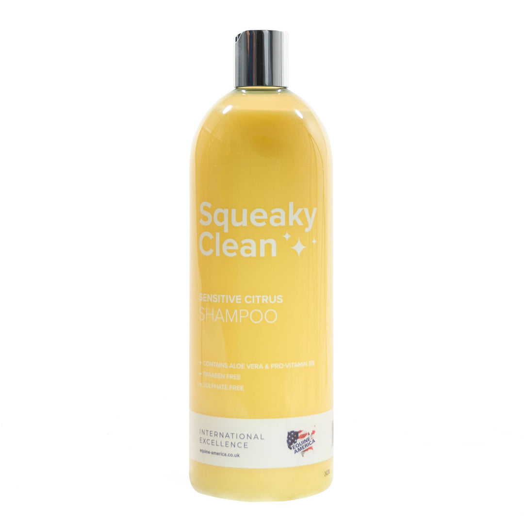EQUINE AMERICA SQUEAKY CLEAN SENSITIVE CITRUS SHAMPOO 1L