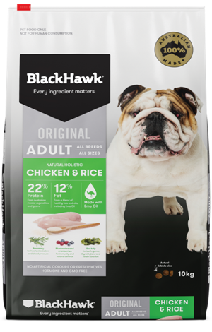 BLACKHAWK ORIGINAL DOG ADULT CHICKEN & RICE 20KG